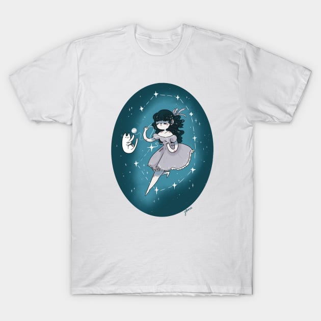 Star Stitching T-Shirt by Angry seagull noises